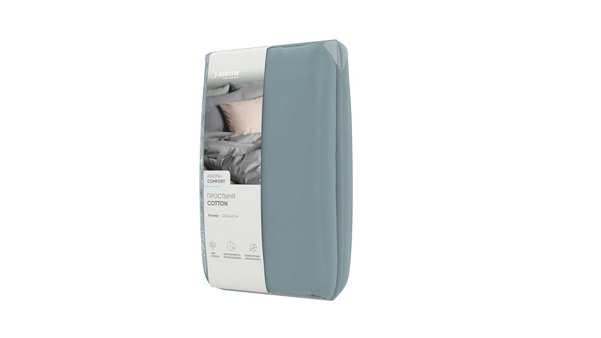 Простынь 220*240 Askona Comfort Cotton (Комфортный Хлопок)